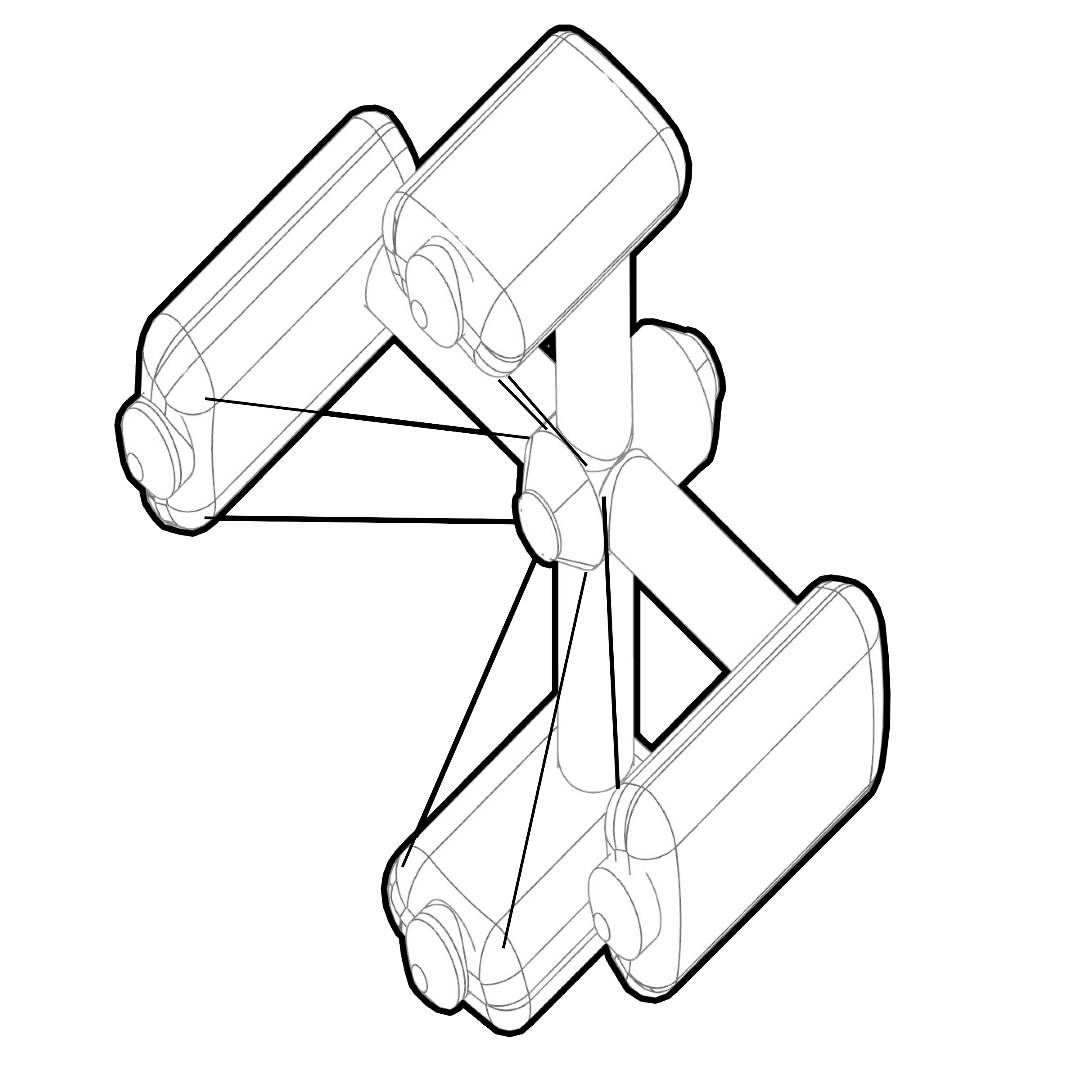 Space Crusader — axonometric view