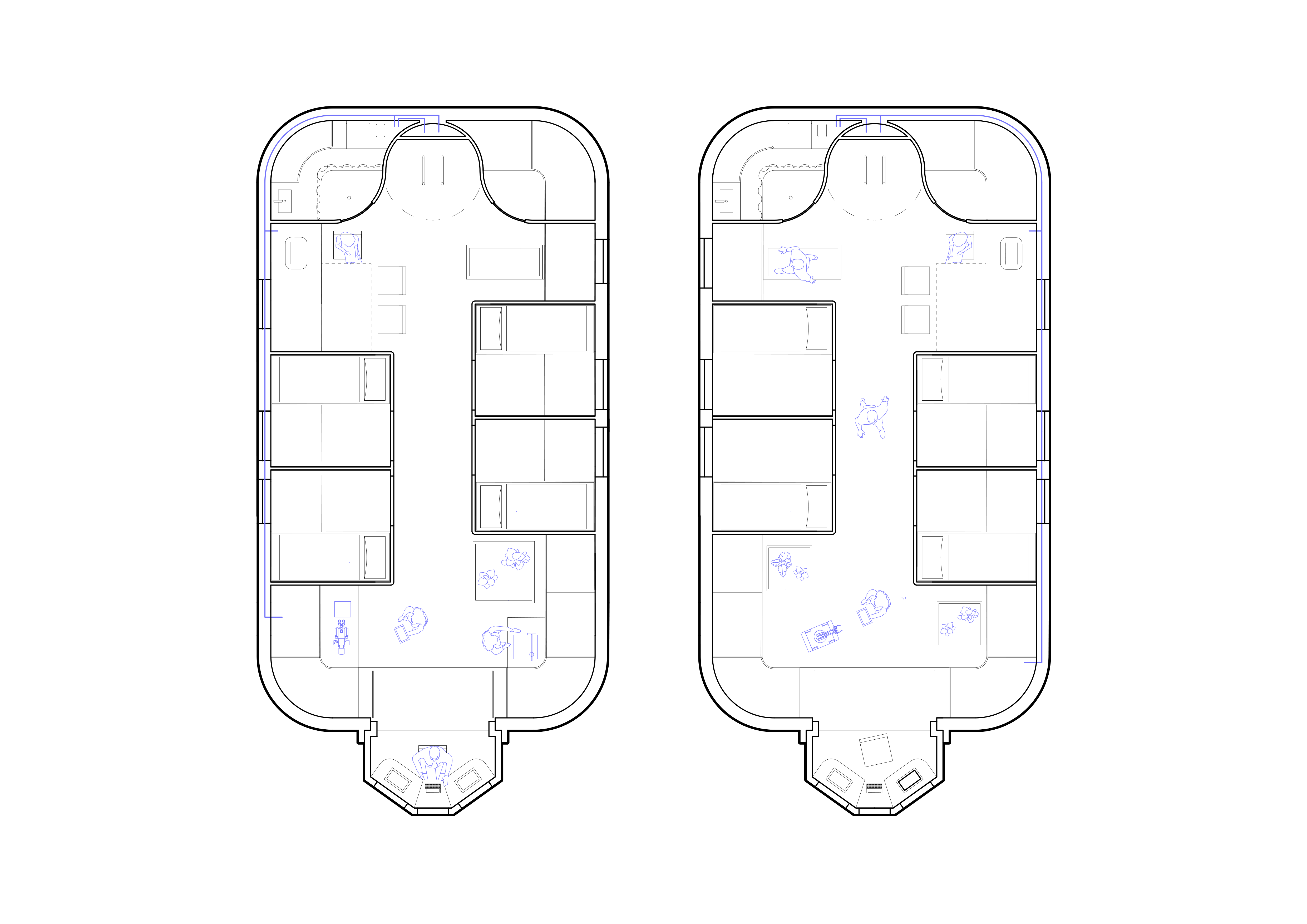 Research module — floor plan