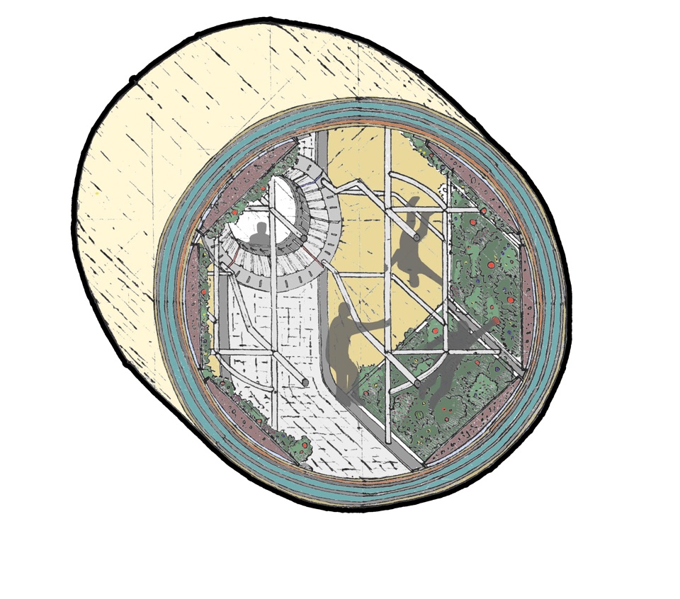 ICELSS cross-section render showing the interior