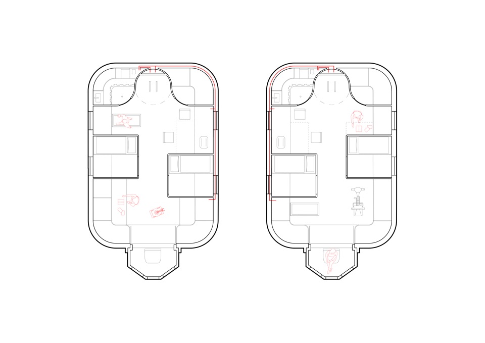 Commercial module floor plan