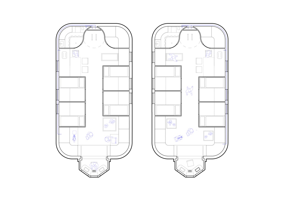 Research module floor plan